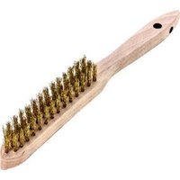 Lessmann Handdrahtbürste Messing gewellt 0,35mm 5-reihig von Lessmann