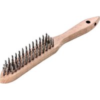 Lessmann Handdrahtbürste V4A glatt 4-reihig 0,3mm von Lessmann