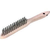 Lessmann Handdrahtbürste rostfrei gewellt 0,35mm 4-reihig Lessmann Handdrahtbürste rostfrei gewellt 0,35mm 4-reihig von Lessmann