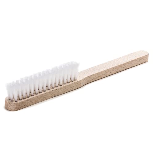 Lessmann Handfeger (4 Reihen, aus Nylon, schwarz, resistent gegen viele Säuren und Laugen) 124841 von Lessmann