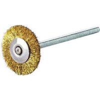 Lessmann Miniatur-Rundbürste Messingdraht 0,10 mm, Bürsten-⌀xBürstenbreite: 22X2 mm von Lessmann
