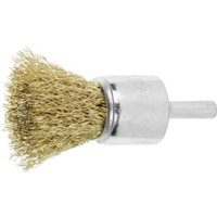 Lessmann Pinselbürste Stahldraht, vermessingt 0,25 mm, Typ: 22X22 von Lessmann