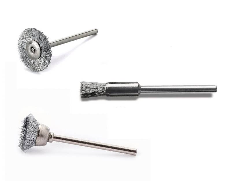Lessmann Reinigungsbürsten-Set Lessmann Miniaturbürstenset Rundbürste Flächenbürste Pinselbürste von Lessmann