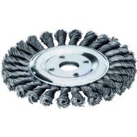 Lessmann Rundbürste Stahldraht 0,50 mm, Bürsten-⌀xBohrungs-⌀ / Gewinde: 115X22 mm von Lessmann