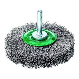 Lessmann Schaft-Rundbürste Edelstahl gew. 70x0,2mm Lessmann Schaft-Rundbürste Edelstahl gew. 70x0,2mm von Lessmann