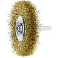 Lessmann Schaft-Rundbürste Messingdraht 0,20 mm, Bürsten-⌀xBesatzbreite: 70X10 mm von Lessmann
