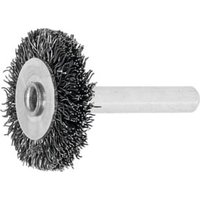 Lessmann Schaft-Rundbürste Stahldraht 0,30 mm, Bürsten-⌀xBesatzbreite: 30X6 mm von Lessmann