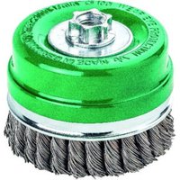 Lessmann Topfbürste INOX-Draht 0,50 mm, Bürsten-⌀xGewinde: 80XM14 mm von Lessmann