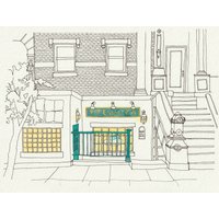 How I Met Your Mother Tv-Serie, Maclaren's Pub, New York City, Aquarelldruck von LessonsAndLines