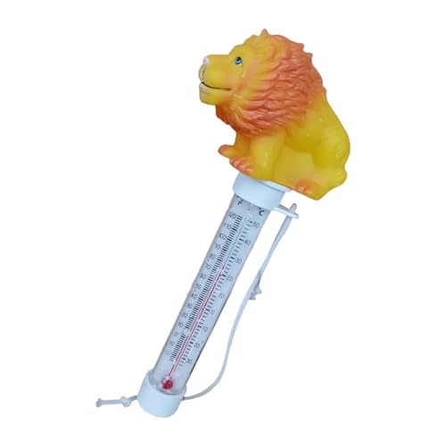 Lesunbak Animals Pool-Temperaturmonitor, Poolschwimmer-Temperaturmesser | Cartoon-Bojen-Thermoskop,Tragbarer Temperaturmonitor für Außen- und Innenschwimmbäder von Lesunbak