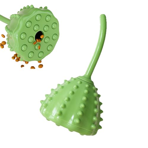 Lesunbak Kauspielzeug für Hunde, Puzzle-Futterstation für langsames Füttern, bissfeste Zahnbürste zum, Zahnreinigung, Welpenzubehör, fördert langsames Essen, Spieltraining von Lesunbak