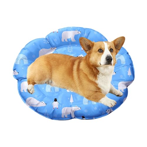 Lesunbak Kühldecke für Hunde | Indoor Chill Pet Pad – rutschfeste, wasserdichte, selbstkühlende Gel-Matte, atmungsaktiv, für Hunde und Katzen, waschbar für drinnen und draußen Lesunbak Kühldecke für Hunde | Indoor Chill Pet Pad – rutschfeste, wasserdichte, selbstkühlende Gel-Matte, atmungsaktiv, für Hunde und Katzen, waschbar für drinnen und draußen von Lesunbak