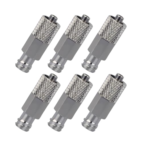 Lesunbak Luer-Steckverbinder – Metall-Luer-Lock-Armatur für Spender, Metall-Verbindungsverlängerungen, Dichtung, auslaufsichere Armatur für industrielle Landwirtschaft, Werkstatt, Schmierung, Zuhause Lesunbak Luer-Steckverbinder – Metall-Luer-Lock-Armatur für Spender, Metall-Verbindungsverlängerungen, Dichtung, auslaufsichere Armatur für industrielle Landwirtschaft, Werkstatt, Schmierung, Zuhause von Lesunbak