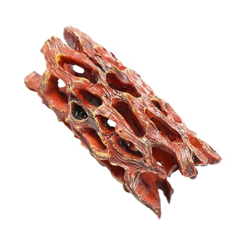 Lesunbak -Unterschlupf – Unregelmäßige Form Garnelenversteckhöhle | PVC Stabiler Unterschlupf Ornament kleine Fische Lebensraum Dekorationen für Betta Krabbenzucht Verstecken Landschaftsbau von Lesunbak