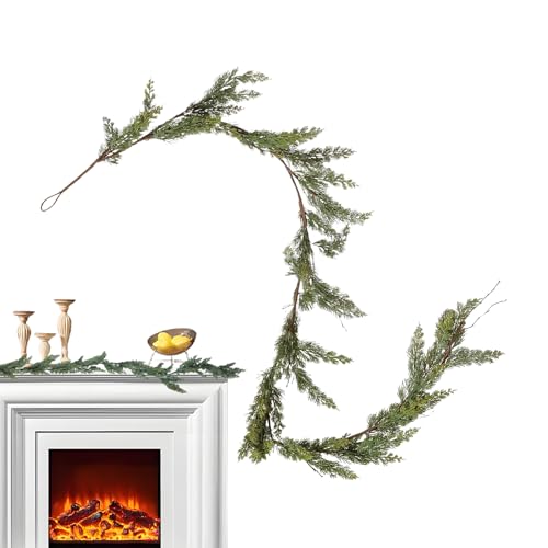 Lesunbak Weihnachtskränze | Herbst Weihnachten Haustür Girlande | Kurvenform Festlich Künstliche Girlande für Küche Kamin Fenster Haus Winter Frühling Sommer Herbst Urlaub Lesunbak Weihnachtskränze | Herbst Weihnachten Haustür Girlande | Kurvenform Festlich Künstliche Girlande für Küche Kamin Fenster Haus Winter Frühling Sommer Herbst Urlaub von Lesunbak