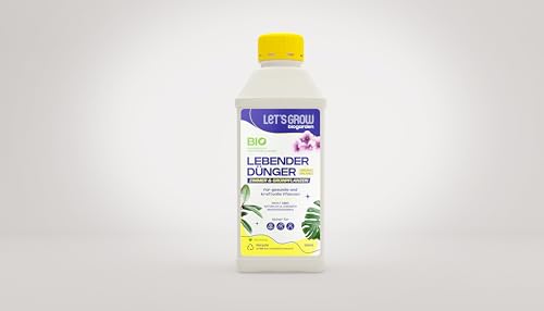 Let’s Grow Bio - Organic-Balance® für Zimmer&Grünpflanzen, Bio-Pflanzenhilfsmittel auf Basis lebender Mikroorganismen zur Stimulierung der Immunität und Widerstandsfähigkeit, Konzentrat, 500 ml von Let's Grow Biogarden