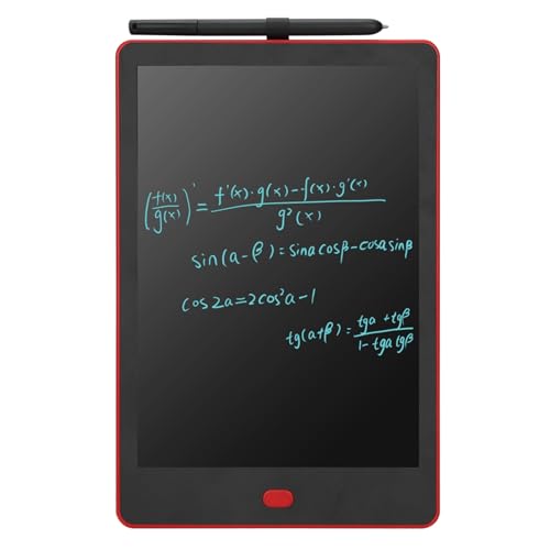 LetCart Zeichentablett Zeichentablett Malerei LED LCD Einstellbare Temperatur Helligkeit Doppelseitiges Zeichenpad Rot Kunstbedarf von LetCart