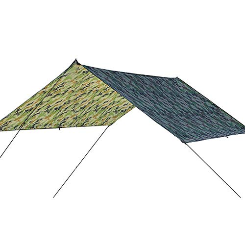 LetCart Zeltplane, Tarp Wasserdicht 1x1,45m Tarp Ultraleicht Zeltplanen UV Schutz Camping Sonnensegel Zelt Freien Multifunktionales Große Tarp für Camping, Wandern, Outdoor-Aktivitäten von LetCart