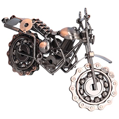 Motorrad Ornament, Vintage Bronze Motorcycle Deko Motorrad Modell Sammlereisen Skulptur Dekoration Geschenkidee Art Dekoration Ornamente für Home Office von LetCart