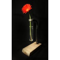 Geschmiedete Vase Aus Stahl Und Glas von LetsBuildStore