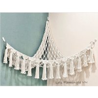 Kuscheltier Hängematte, Makramee Spielzeug Kinderzimmer Lagerung, Ecke Halter Wandbehang, Boho Dekor von LetsFlamingleVN