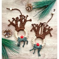 Rentier Ornament | Weihnachtsbaum Makramee Boho Weihnachtsdekor Urlaub Dekor Ornamente Weihnachtsgeschenk Rentier Ornament | Weihnachtsbaum Makramee Boho Weihnachtsdekor Urlaub Dekor Ornamente Weihnachtsgeschenk von LetsGetBohoCreations
