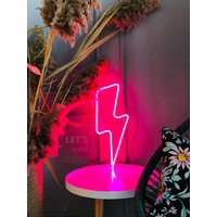 Blitz Neon Schild, Leuchtreklame, Schlafzimmer Kunst Wanddeko, Led Schild von LetsMakeNeon