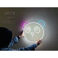 Panda Neonlicht, Led Schild, Süße Neon Schilder, Lichter Für Wandmontage Dekoration, Nachtlicht Schlafzimmer, Kinderzimmer, Bar Schild von LetsMakeNeon