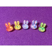 Hase Push Pins | 5 Glitzernde Hasen Regenbogen Reißzwecken Pin Aus Pinnwand Reminder Board List von LetsShopGiftsUK