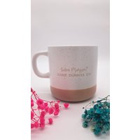 Kaffeebecher Mit Henkel - Guten Morgen , Ganz Dünnes Eis Kaffee Tasse Einzigartiges Geschenk von Letsburnshop