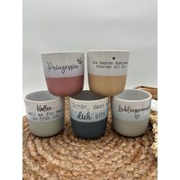 Kaffeebecher Ohne Henkel - Kaffee Tasse Personalisiert Sprüche Tassen Einzigartiges Geschenk Lieblingsmensch Prinzessin von Letsburnshop