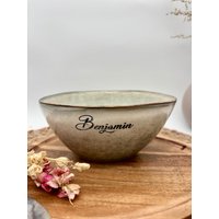 Müslischale - Personalisiert Perfektes Geschenk Küchenzubehör Geschirr Schüssel Suppe von Letsburnshop