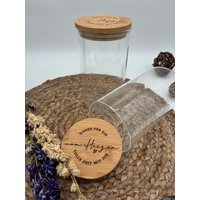 Vorratsglas - Kleines Geschenk- Süßigkeiten Von Herzen Tolle Zeit Freunde Weihnachten Geburtstag von Letsburnshop