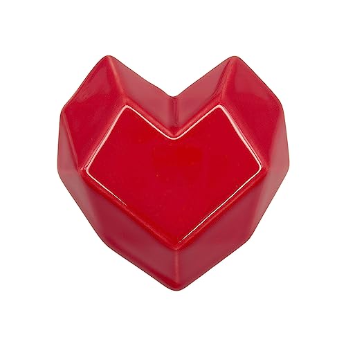 Letshelter | Keramischer Handtuchaufhänger und Dekoration für Heizkörper in Form eines roten Herzens, handgefertigt in Italien – Wird direkt am Heizkörper angebracht von Letshelter