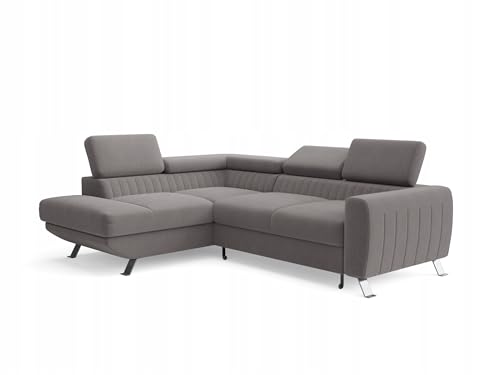 Letsit Ecksofa Ferrara L Castel Links Freistehendes Loungesofa Bequemes Ecksofa mit Schlaffunktion Schmutzabweisend Für Wohnzimmer Schlafzimmer Grau Letsit Ecksofa Ferrara L Castel Links Freistehendes Loungesofa Bequemes Ecksofa mit Schlaffunktion Schmutzabweisend Für Wohnzimmer Schlafzimmer Grau von Letsit Sofa