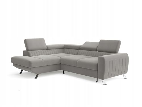Letsit Ecksofa Ferrara L Cloud Links Freistehendes Loungesofa Bequemes Ecksofa mit Schlaffunktion Schmutzabweisend Für Wohnzimmer Schlafzimmer Hellgrau Letsit Ecksofa Ferrara L Cloud Links Freistehendes Loungesofa Bequemes Ecksofa mit Schlaffunktion Schmutzabweisend Für Wohnzimmer Schlafzimmer Hellgrau von Letsit Sofa