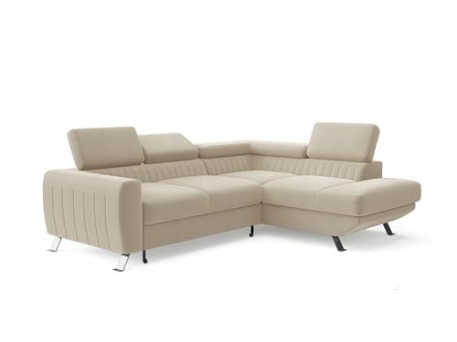 Letsit Ecksofa Ferrara L Cloud Rechts Freistehendes Loungesofa Bequemes Ecksofa mit Schlaffunktion Schmutzabweisend Für Wohnzimmer Schlafzimmer Beige Letsit Ecksofa Ferrara L Cloud Rechts Freistehendes Loungesofa Bequemes Ecksofa mit Schlaffunktion Schmutzabweisend Für Wohnzimmer Schlafzimmer Beige von Letsit Sofa