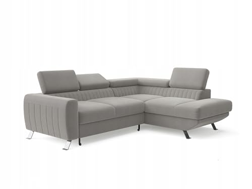 Letsit Ecksofa Ferrara L Cloud Rechts Freistehendes Loungesofa Bequemes Ecksofa mit Schlaffunktion Schmutzabweisend Für Wohnzimmer Schlafzimmer Hellgrau Letsit Ecksofa Ferrara L Cloud Rechts Freistehendes Loungesofa Bequemes Ecksofa mit Schlaffunktion Schmutzabweisend Für Wohnzimmer Schlafzimmer Hellgrau von Letsit Sofa