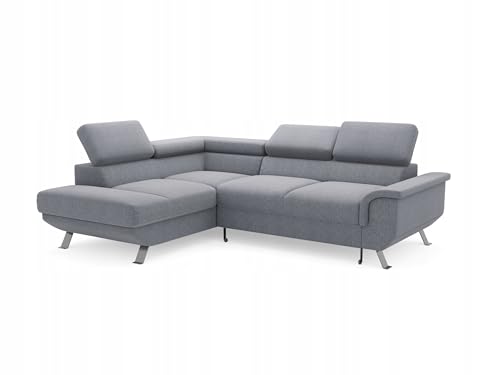 Letsit Ecksofa Siena L Primo Links Freistehendes Loungesofa Bequemes Ecksofa mit Schlaffunktion Schmutzabweisend Für Wohnzimmer Schlafzimmer Dunkelgrau Letsit Ecksofa Siena L Primo Links Freistehendes Loungesofa Bequemes Ecksofa mit Schlaffunktion Schmutzabweisend Für Wohnzimmer Schlafzimmer Dunkelgrau von Letsit Sofa