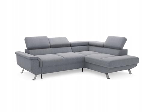 Letsit Ecksofa Siena L Primo Rechts Freistehendes Loungesofa Bequemes Ecksofa mit Schlaffunktion Schmutzabweisend Für Wohnzimmer Schlafzimmer Dunkelgrau Letsit Ecksofa Siena L Primo Rechts Freistehendes Loungesofa Bequemes Ecksofa mit Schlaffunktion Schmutzabweisend Für Wohnzimmer Schlafzimmer Dunkelgrau von Letsit Sofa