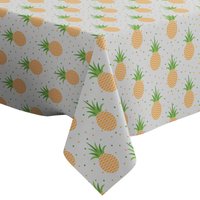 Handgemachte Dekorative Tischdecke, Bunter Ananas-Druck, Rechteck/ Quadratisch, Dekorationsstoff von Letsstartwith1