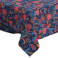 Handgemachte Dekorative Tischdecke, Buntes Paisley-Muster, Rechteck/Quadrat, Wohndekor-stoff von Letsstartwith1