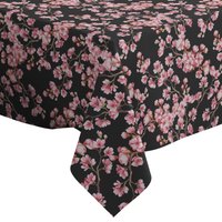 Handgemachte Dekorative Tischdecke, Kirschblüten Aquarell Druck, Rechteck/Quadrat, Wohndekor-stoff von Letsstartwith1