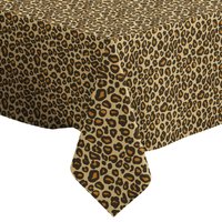 Handgemachte Dekorative Tischdecke, Leopard Gepard Haut Muster Druck, Rechteck/ Quadratisch, Dekostoff von Letsstartwith1