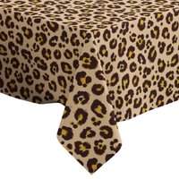 Handgemachte Dekorative Tischdecke, Leopardenmuster, Rechteckig/Quadratisch, Wohndekor-stoff von Letsstartwith1