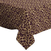 Handgemachte Dekorative Tischdecke, Leopardenmuster, Rechteckig/Quadratisch, Wohndekor-stoff von Letsstartwith1