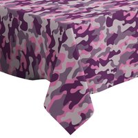 Handgemachte Dekorative Tischdecke, Militär Camouflage Lila Camo Muster Druck, Rechteck/ Quadratisch, Dekorationsstoff von Letsstartwith1