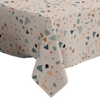 Handgemachte Dekorative Tischdecke, Schöner Terrazzo-Musterdruck, Rechteck/Quadrat, Wohndekor-stoff von Letsstartwith1