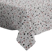 Handgefertigte Dekorative Tischdecke, Terrazzo-Bodenmuster, Rechteck/Quadrat, Wohndekor-stoff von Letsstartwith1