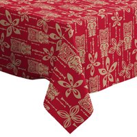 Handgemachte Dekorative Tischdecke, Tiki Tapa Musterdruck, Rechteck/Quadrat, Wohndekor-stoff von Letsstartwith1